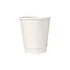 Tazas de Café Desechables Blancas Huecas Hechas a Medida por el Fabricante, Tazas para Té de Leche, Vasos Doble Capa para Llevar, Vasos Espesos para Bebidas Calientes