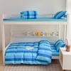 Dormitorio Estudiantil Juego de Tres Piezas de Algodón Puro Sábana Individual, Funda de Edredón, Funda de Almohada Venta al por Mayor