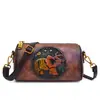 Bestseller transfronterizo 2026 nuevo estilo chino vintage bolsa tipo Boston multicapa de gran capacidad para mediana edad y ancianos, de hombro y cruzada