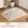 Nueva Cubierta Plegable para Platos, Cubierta para Mesa de Comedor del Hogar, Cubierta para Platos a Prueba de Polvo, Moscas y Polvo, Paraguas Cubierta para Comida