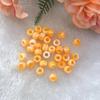 Cuentas de color AB de 6*9 mm, acrílico, color, agujero grande, para pulsera de niños, tocado para el cabello con cuentas, cuentas sueltas, aproximadamente 1870