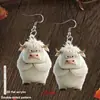 Pendientes de Gato de Acrílico de Anime Transfronterizos Pendientes de Acrílico de Venta Caliente Accesorios Cotidianos Lindos y Originales con Animales de Ositos