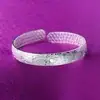 Pulseira Atacado Dragão e Fênix Auspicioso III Flor de Sarja Pulseira Banhada a Prata Feminina Pulseira Peixes Flor de Lótus