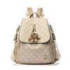 2025 Nova Mochila Feminina de Viagem Escolar Grande Capacidade Moda Couro Macio Mochila de Alta Qualidade Mochila Elegante