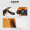 Fabricante de Correia de Guitarra com Chama Atacado Correia Transversal de Ombro para Guitarra Elétrica Baixo com Suporte para Palhetas