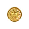 Nuevo Estilo Chino Estilo Nacional Botón Metálico Hueco de Loto Botón para Abrigo Hanfu Traje Tang Suéter Tejido Decoración Cheongsam