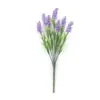 Ramo Decorativo Artificial de Lavanda de 7 Puntas Estilo Pastoral de Alta Calidad Boda Lavanda Flores de Plástico Flor Falsa Proyecto