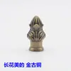 Perilla Decorativa de Flor Larga Midea Cubierta de Tuerca Estilo Europeo Cobre Antiguo Dorado Lámpara de Mesa Lámpara de Velas Lámpara de Pie Accesorios de Iluminación