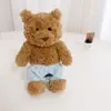 [Solo Ropa] Oso de Barcelona 16cm Lindo Oso Ropa Juguete de Peluche Set Pijama Ropa Interior Falda