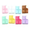 Accesorios de resina: chocolate mordible, decoraciones de chocolate cuadradas simuladas, pegatinas para funda de teléfono de pegamento de crema DIY