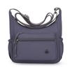 Bolsa de ombro transversal feminina de nylon para viagem, primavera e verão, leve, à prova d'água, com vários compartimentos, para comércio exterior
