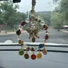 Ceniza perfumada, vidrio, cuentas de pan de oro, cristal, brocado Song, mariposa, Dios de la Riqueza de los Cinco Caminos, área escénica, templo, colgante para coche, colgante para bolso