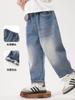 Pantalones Largos para Niños Atuendo de Otoño Estilo Primavera y Otoño Ropa Infantil Niños Pequeños Jeans Casuales Moda de Otoño
