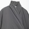 Comercio exterior transfronterizo venta al por mayor de ropa para mujer otoño simple moda holgada solapa doble kimono encaje algodón acolchado chaqueta abrigo 0518047
