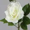 Óleo de Pintura Flor Artificial Enrolada Rosa Conjunto de Decoração de Casamento Casa Hotel Projeto de Decoração Suave Flor Falsa Rosa Grande