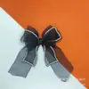 Moda Estilo Coreano Laço de Fita de Diamante Feito à Mão DIY Acessórios para Roupas Adorno de Cabeça Grampo de Cabelo Flor Joia Corsage Gravata Borboleta