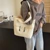 Bolsa de Ombro Grande Capacidade Estilo Coreano Moda Tendência deste Ano para Mulheres 2026 Verão Versátil Bolsa Tote Estilo Ins