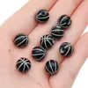 Cuentas de Bolas Acrílicas Cuentas de Bolas de Béisbol Fútbol Pulsera Cuentas de Rugby Cadena para Teléfono Móvil DIY Cuentas con Números y Letras de Billar