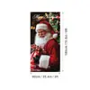 Mais Vendido Internacional da Amazon: Banner de Porta de Natal, Bandeira de Natal Personalizável, Fundo para Fotografia, Decorações de Festa de Inverno
