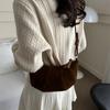 Bolso vintage estilo dumplings para mujer, novedad de verano 2024, bolso de hombro informal de moda, bolso bandolera popular de nicho para mujer.