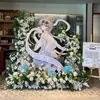 2026 Nueva Serie Blanca Accesorios de Flores para Bodas Juego de Decoración de Boda Materiales de Flores Color Claro Blanco Roto Arreglo Floral Artificial para Bodas