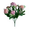 Crisantemo Festivo de 7 Cabezas, Flor Artificial Flor de Seda, Arreglo de Flor Simulada de Plástico, Muebles para el Hogar, Flor Decorativa Hecha a Mano al Por Mayor