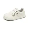Zapatos casuales deportivos para estudiantes de suela gruesa con doble hebilla, zapatillas blancas, zapatillas de entrenamiento estilo alemán para mujer, zapatillas grises para mujer 2026