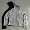 Sudadera con capucha y cremallera, gruesa, casual, nuevo estilo de otoño, corte holgado, cárdigan versátil, top liso para mujer