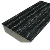 Placa UV de Mármore Folha Autoadesiva Instalação Rápida Resistente a Riscos e Manchas Placa de PVC Alto Brilho À Prova de Umidade Placa de Parede com Grão de Madeira