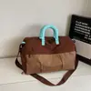 Nova Bolsa de Viagem Leve Xadrez com Separação Úmido/Seco Multifuncional para Natação Fitness Treinamento Bolsa de Mão Ombro Transversal Bolsa de Yoga