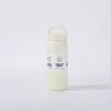 Taza elemento de acero inoxidable 304 para estudiantes, taza aislada de alta estética para hombres y mujeres, botella de agua portátil para exteriores con asa, venta al por mayor desde el fabricante