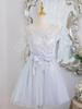 Recién llegado, vestido de princesa para niña de las flores, velo abullonado, vestido de boda para niña, vestido de cumpleaños para niña