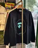 Suministro transfronterizo, venta al por mayor de comercio exterior, camiseta de manga larga de marca de moda BAPE con cabeza de mono, top pesado de tiburón, camiseta interior