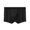 Roupa Íntima Masculina 120S Seda Gelada Sem Costura Nylon Juventude Boxer Shorts 10A Cueca Boxer Antibacteriana Roupa Íntima Masculina