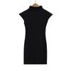 2501-25 Primavera Nuevas Spice Girls Coreanas Pure Desire Sexy Elástico Ajustado Vestido de Falda de Cadera de Manga Corta
