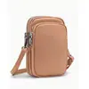 Bolsa de Monedero para Teléfono Móvil de Cuero Suave de Comercio Exterior para Mujer 2026 Nuevo Modelo Bolsa para Teléfono Móvil Bolsita de Teléfono Móvil de Gama Alta Bolso de Hombro Cruzado Único para Mujer Pu