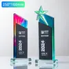 Nuevo Trofeo Creativo de Pizarra, Mármol y Cristal para Empleados Destacados, Reunión Anual Conmemorativa, Producción de Medallas Coloridas de Alta Gama