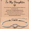 Pulsera Creativa Trenzada de Acero Inoxidable Transfronteriza de Amazon, Joyería de Moda de Nicho Ajustable, Regalo para Familiares y Amigos