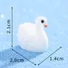 Adornos de Resina para Micro-Paisajismo Cisne Blanco Suculenta Jardinería Bonsái Decoración de Paisajismo Accesorios Adornos Pequeños de Escritorio