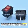 Interruptor 12V em Forma de Barco com Luz Kcd1 15*21mm 12V 24V Interruptor Basculante LED com Luz Interruptor 12V