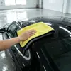 Toalla para Lavado de Autos Doble Cara Coral Fleece Toalla para Secado de Autos Paño sin Pelusa Paño de Limpieza para Autos Paño Multiusos para Limpieza