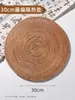 Tapete Isolante Térmico de Rattan Trançado para Mesa de Jantar Doméstica, Mesa de Trabalho, Anti-Queimadura para Xícara de Chá, Bule, Panela, Prato, Tigela, Mesa