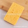 Fabricante Punto Venta al por Mayor 11*7*1.8 Amarillo Pulpa de Madera Limpia Algodón Absorbente Expansión Algodón para Lavar Platos de Cocina