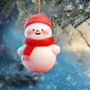 Pendente para Retrovisor de Carro Acrílico Plano Desenho Animado 2D Novo Dia dos Namorados Transfronteiriço Fofo Boneco de Neve Pendente para Mochila