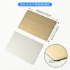 Cartões de visita de metal em branco para impressão por transferência de calor, transfronteiriços, em estoque, impressão em um lado, cartões em branco para sublimação, cartas para jogos de tabuleiro