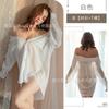Pijama sexy para mujer otoño perspectiva gasa seductora habitación privada lindo novio pareja deseo puro manga larga ropa de casa 1895