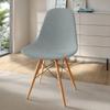 Funda para silla de seda de leche impermeable de Amazon, disponible en stock transfronterizo, color sólido, elástica, Eames, SHEIN