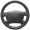 Funda Cosida a Mano de Cuero Genuino para Volante Adecuada para Toyota Reiz Coche Especial Cubierta de Manillar Cosida a Mano de Piel de Vaca Fabricante de Fundas de Manillar para Coche