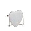 Bolsa Cross-border Love Bag Feminina 2023 Bolsa transversal exclusiva com corrente de nicho Bolsa de jantar móvel para celebridades Cyber Celebrity