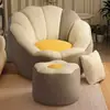 Balcón Tatami Sofá Pequeño Individual Silla de Noche para Dormitorio Sofá Puf Sofá Perezoso para Apartamento Pequeño Sillón